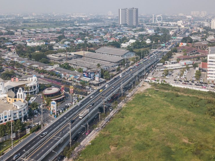 Bridge Over Motorway No. 304 at km.12 marker, Bangkok